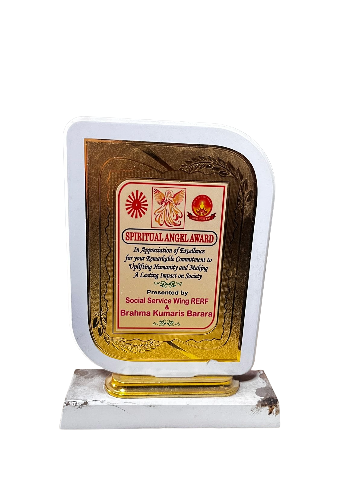 Spiritual Angel Award presented to Ni Aasre Da Aasra